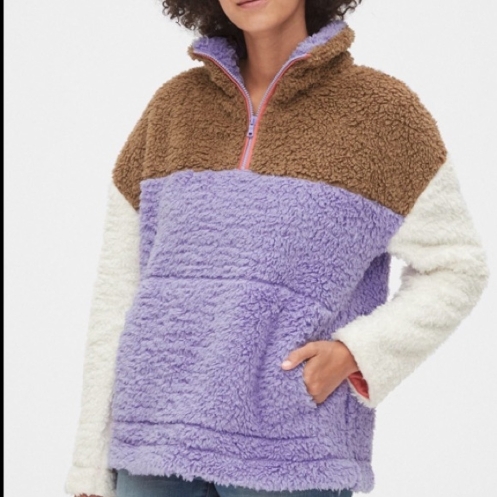 Gap Sherpa Retro Fleece Pullover